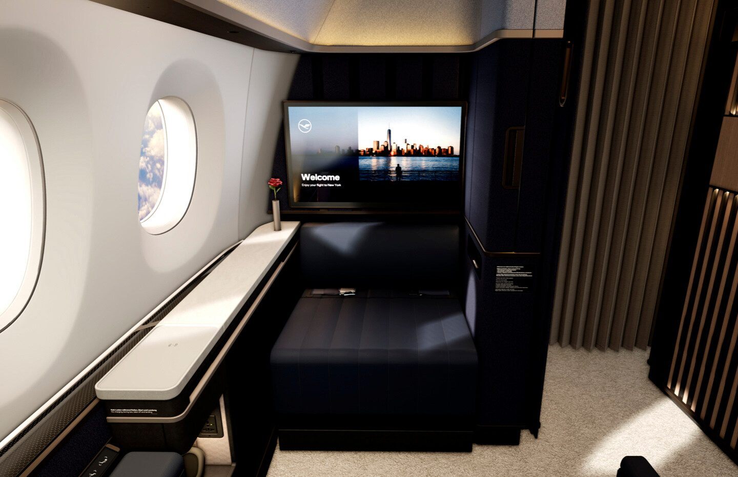 Die neue Lufthansa First Class Allegris Quelle lufthansacom